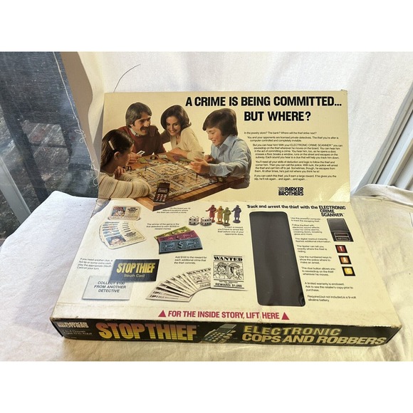 Vintage! STOP THIEF Electronic Cops And Robbers Board Game Parker Brothers 1979 - Picture 2 of 9